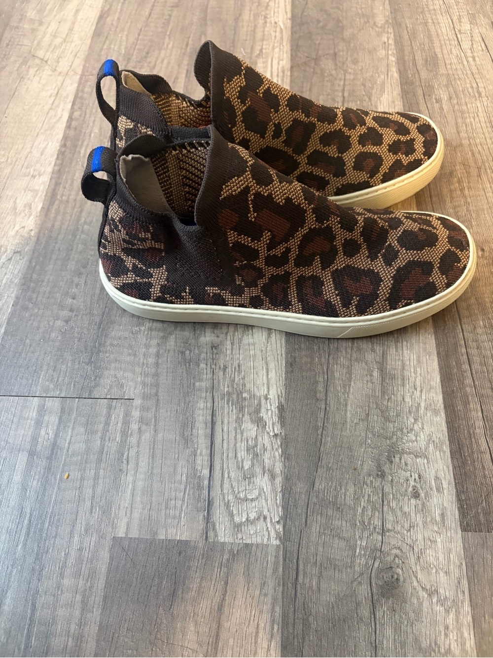 ROTHY'S The Chelsea Wildcat High Top Sneakers 8 - Picture 4 of 6